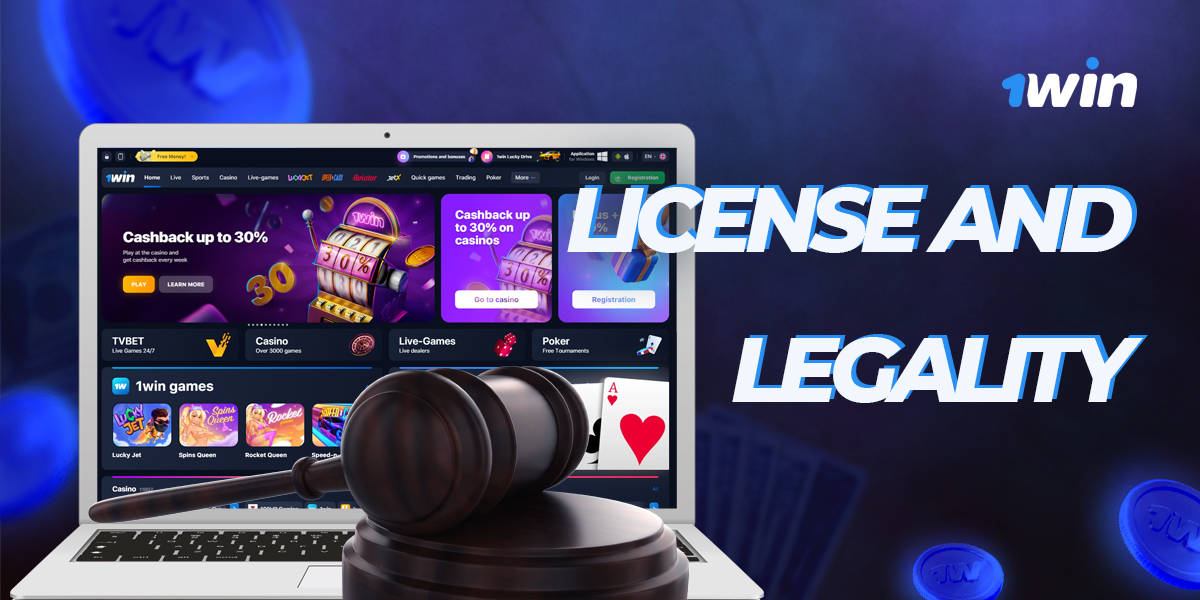 Legality of bookmaker 1win in Egypt, license for activity